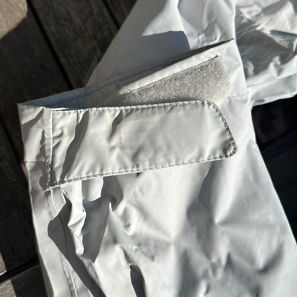 COLUMBIA Silver Gray Waterproof Hooded Jacket Kids M - Picture 7 of 16